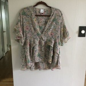 Cabi Two-Piece Cami and V-Neck Blouse